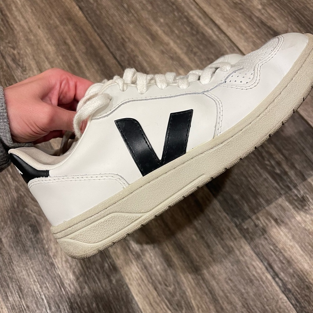 Veja White and Black Women's Sneakers